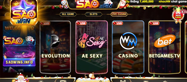 Kho game Saowin chất lượng cao
