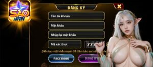 Quy trình đăng nhập Saowin đơn giản